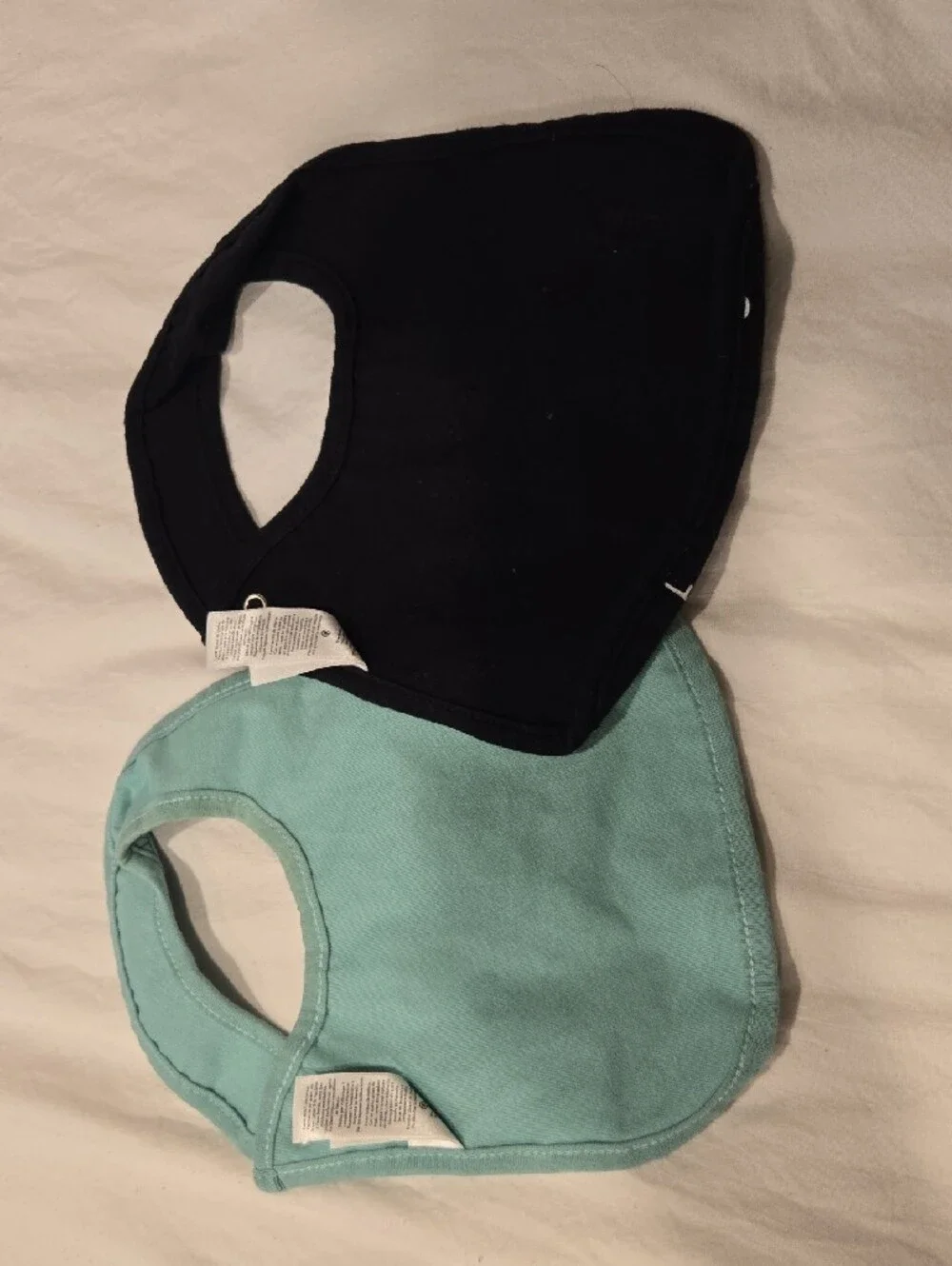 Carter's Black & Mint Dinosaur Alphabet Baby Bibs